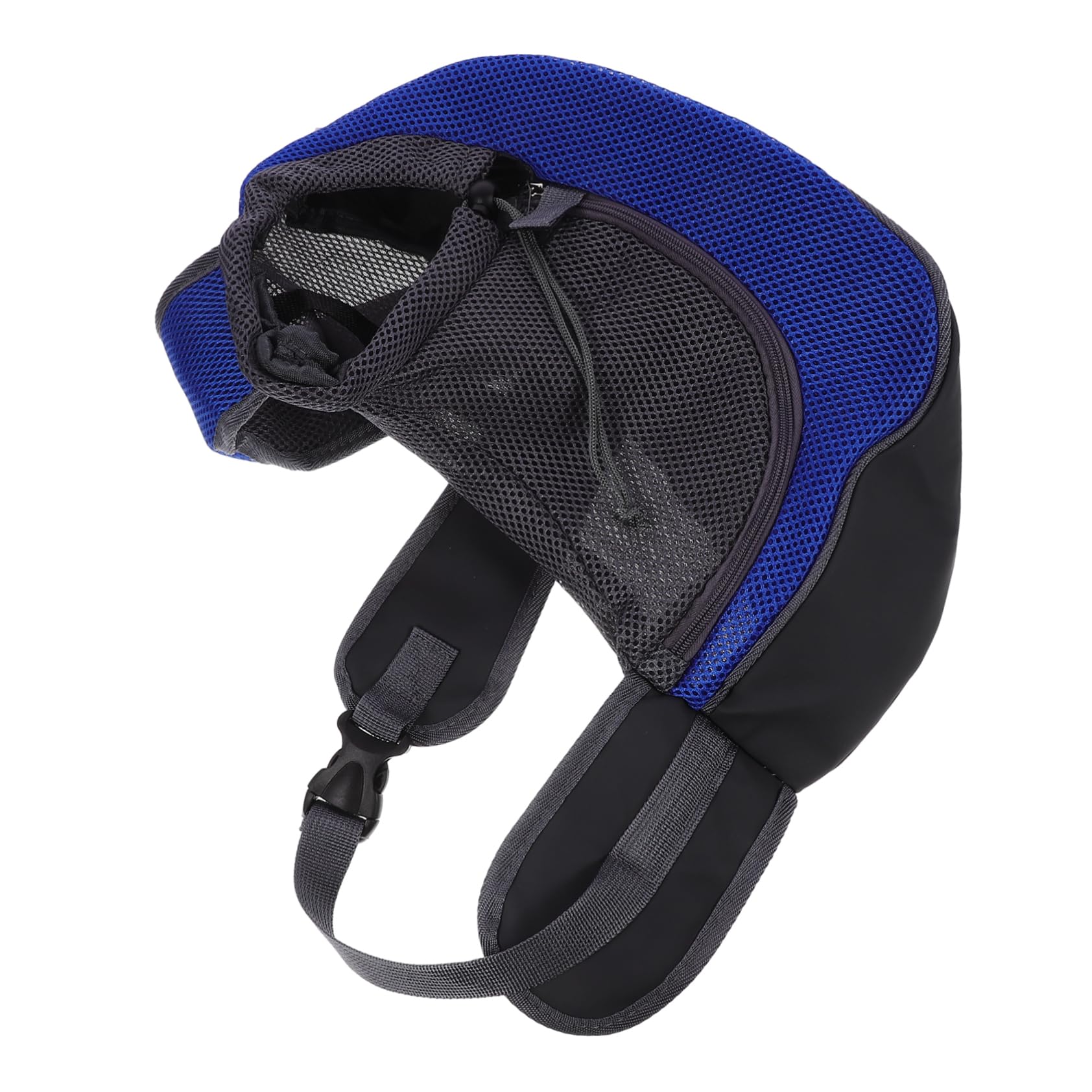 Bolso de hombro para mascotas azul oscuro: transporte cómodo sin fatiga