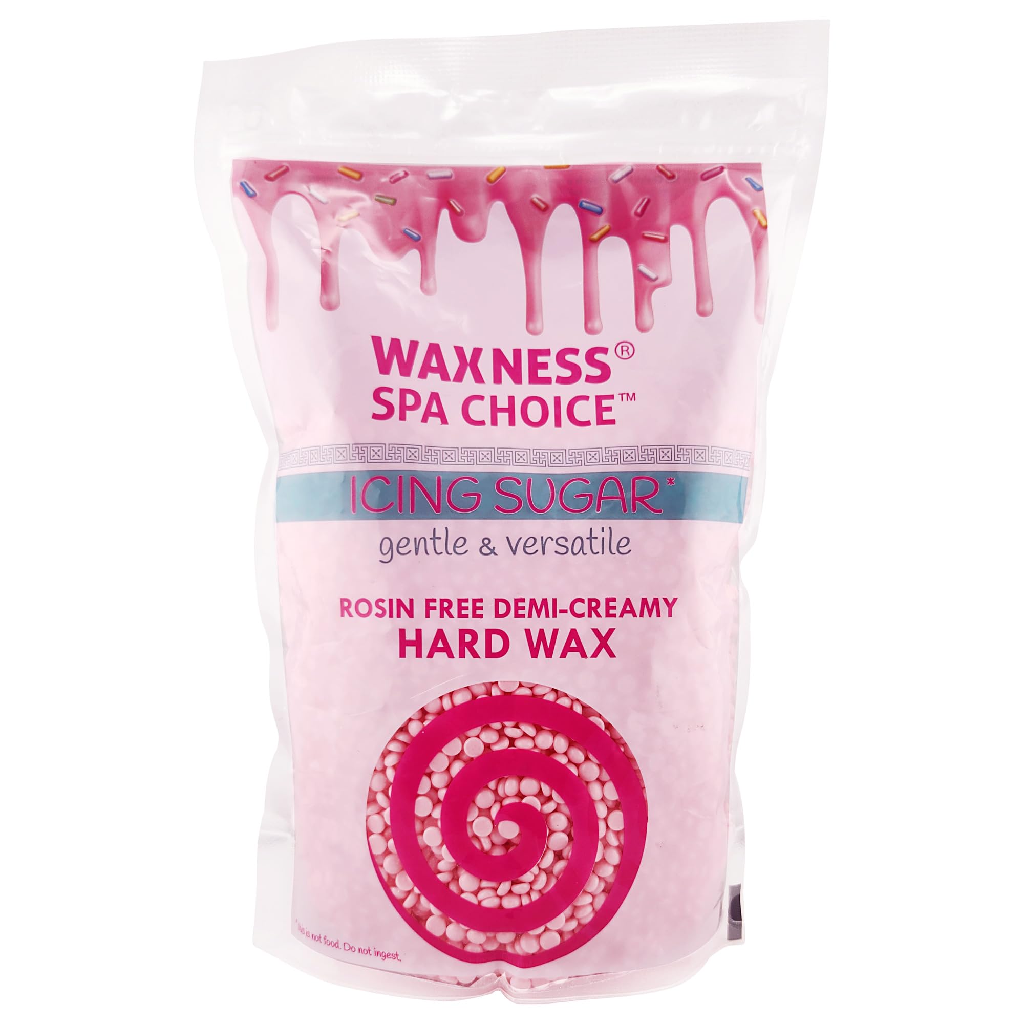 Waxness Spa Choice Hard Wax Icing Sugar 1.76 lb / 800 g Pack of 12