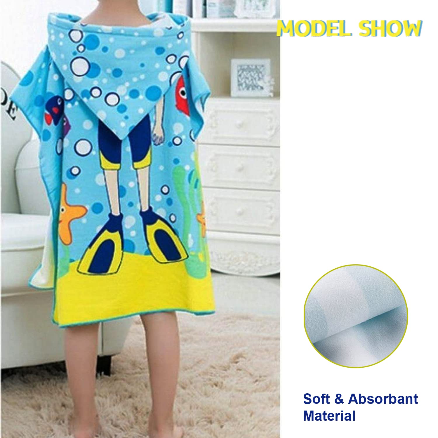 Toalla Con Capucha Infantil Toalla Capucha UPF 50+ Luv Bug