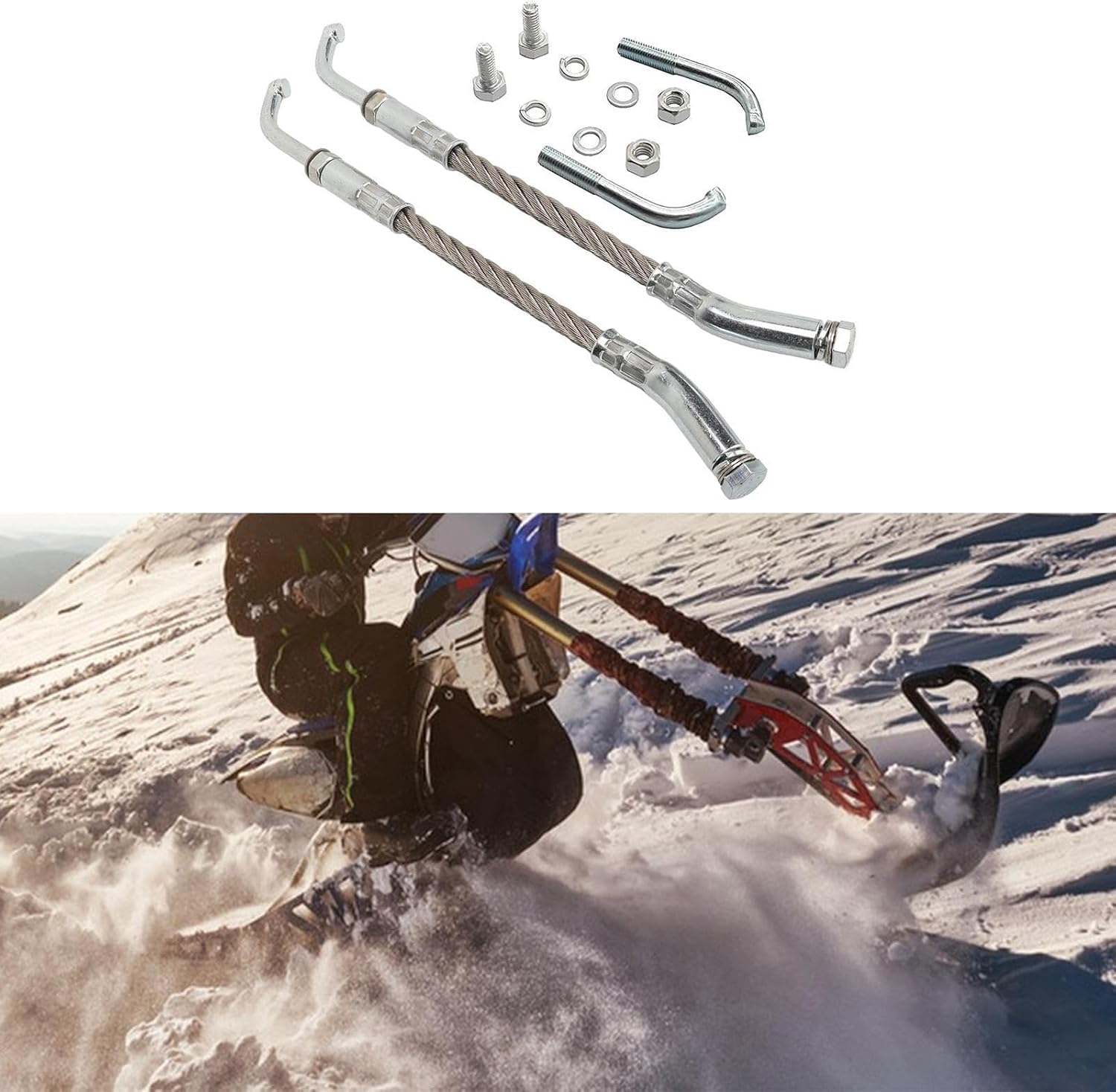 Ice Scratchers Kit, ice scratcher, Parts, Accessories, Premium, High Performance,Snowmobile Ice Scratchers Snow Scratcher