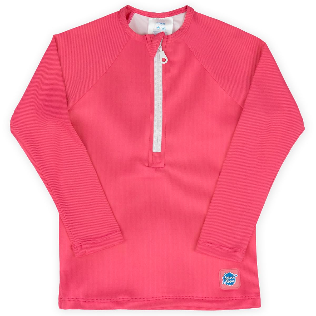 Splash About Long Sleeve Premium Rash Top, Pink - 4 Years