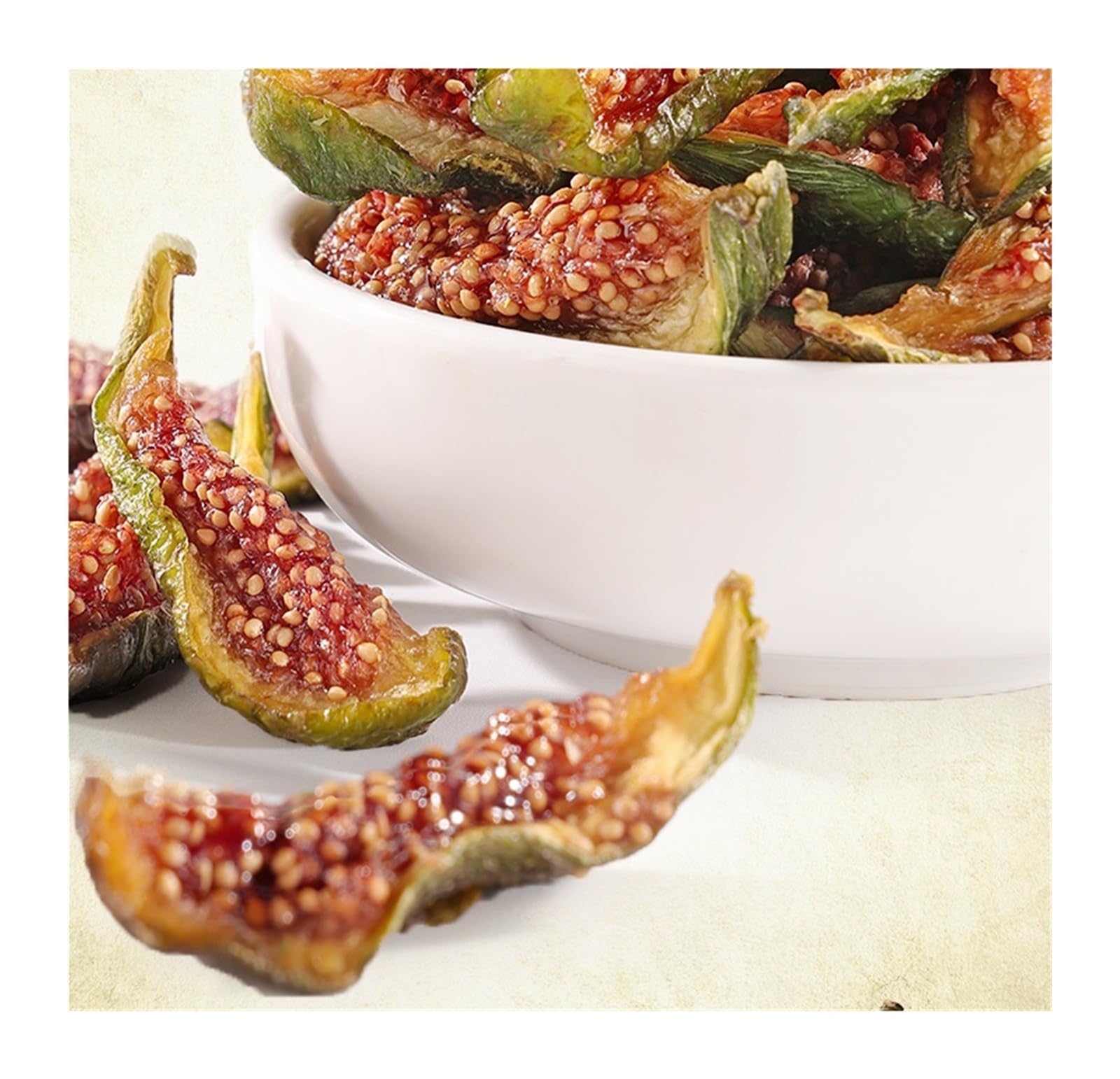 Fichi secchi pronti da mangiare 118 g, con un aroma unico di miele e una consistenza morbida e gommosa, più freschi che mai.(2pcs)