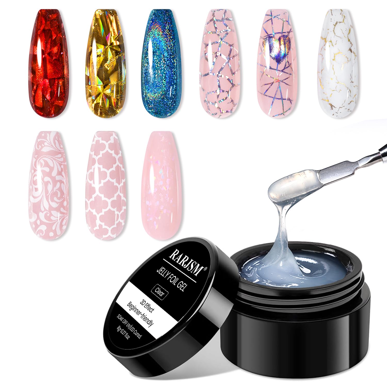 3D Sculpting Gel for Chrome Nail Art - FREE SHIPPING -12
