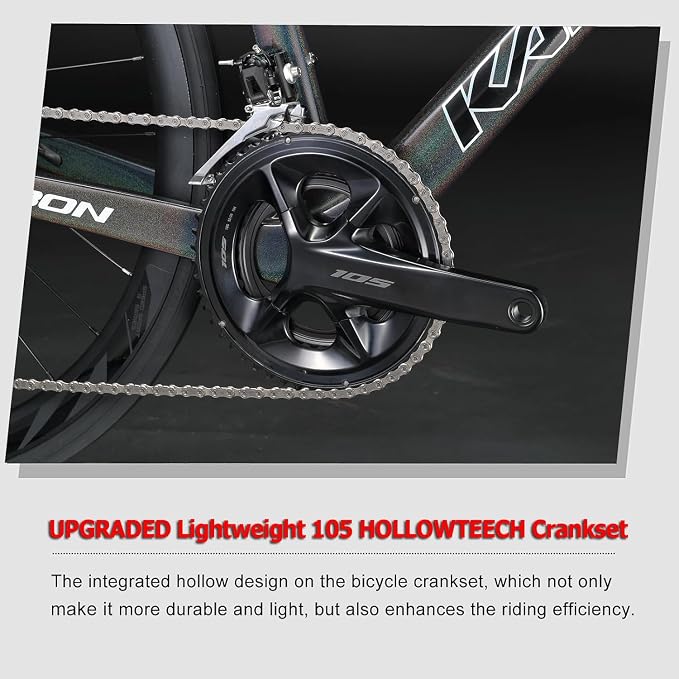 Bicicleta de ruta carbono KABON 53 cm 24 velocidades miniatura 5