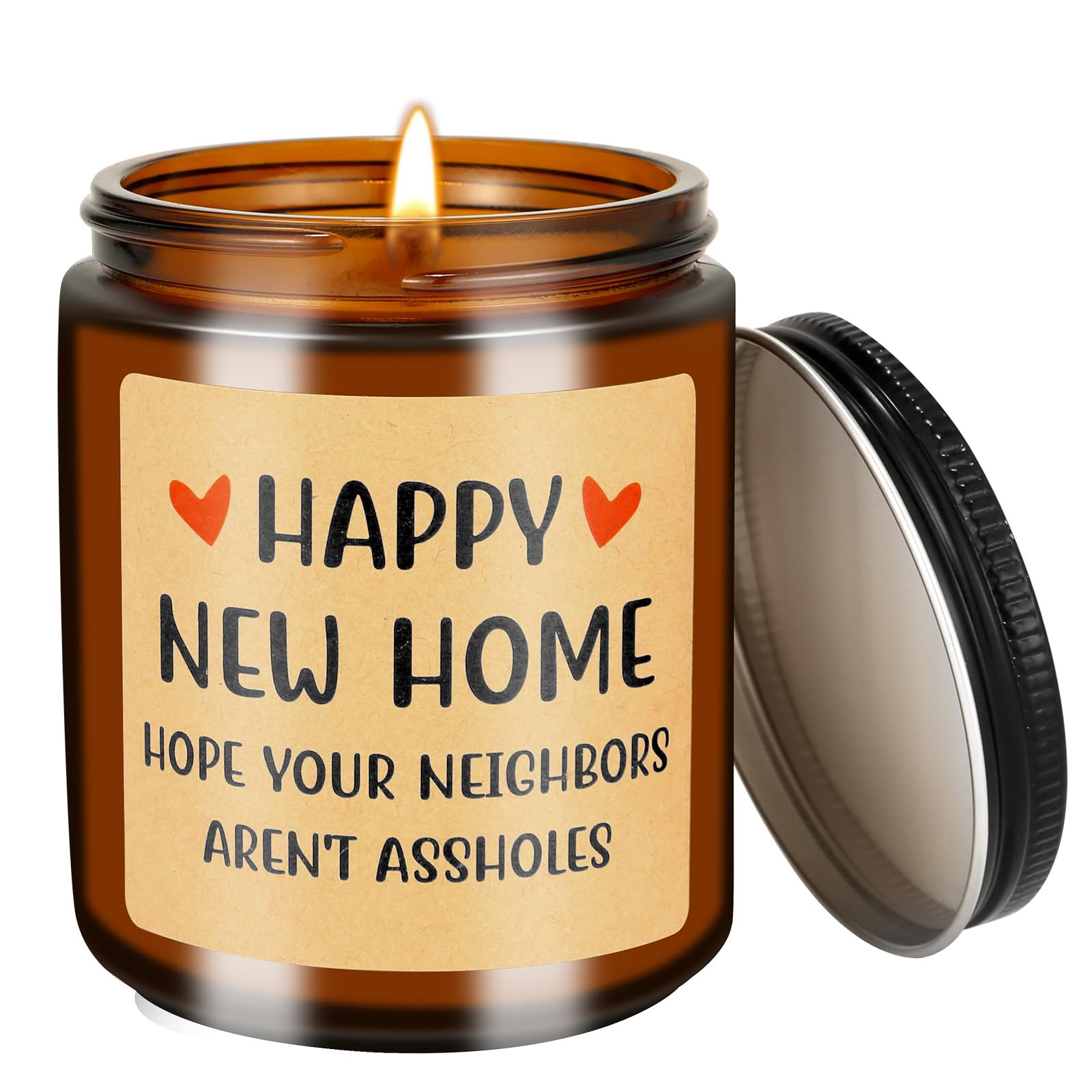 New Home Gifts,House Warming Gifts for New Home,New Apartment Scented Candle for Housewarming,New House Decor Gift for Friends,Women,Sister,Couple,Bestie Housewarming Apartment Funny Decor