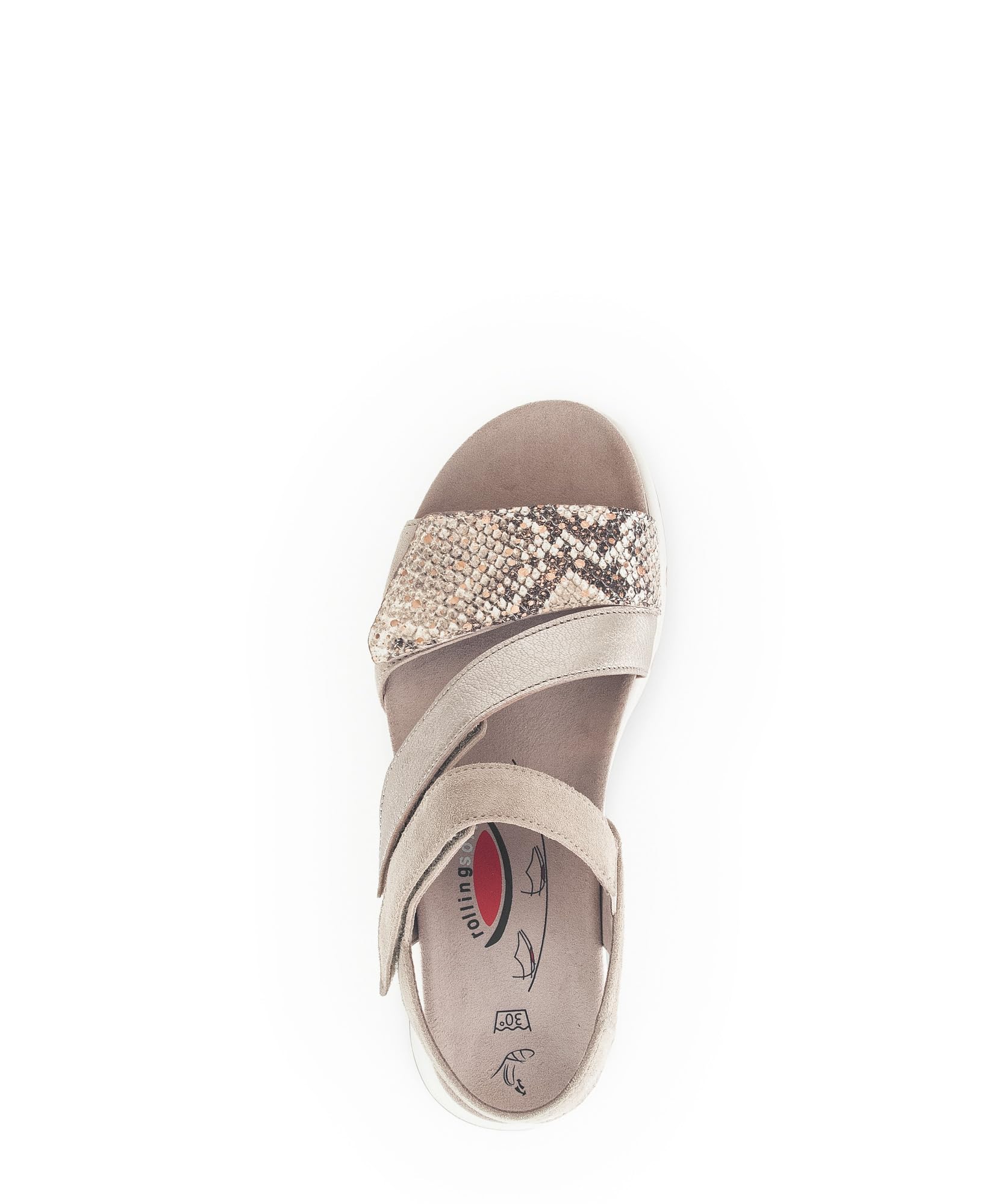 Gabor rollingsoft sensitive 66.882.63 - sandal damskie - rozmiar 38.540.5 (EU) 5.5 (UK)