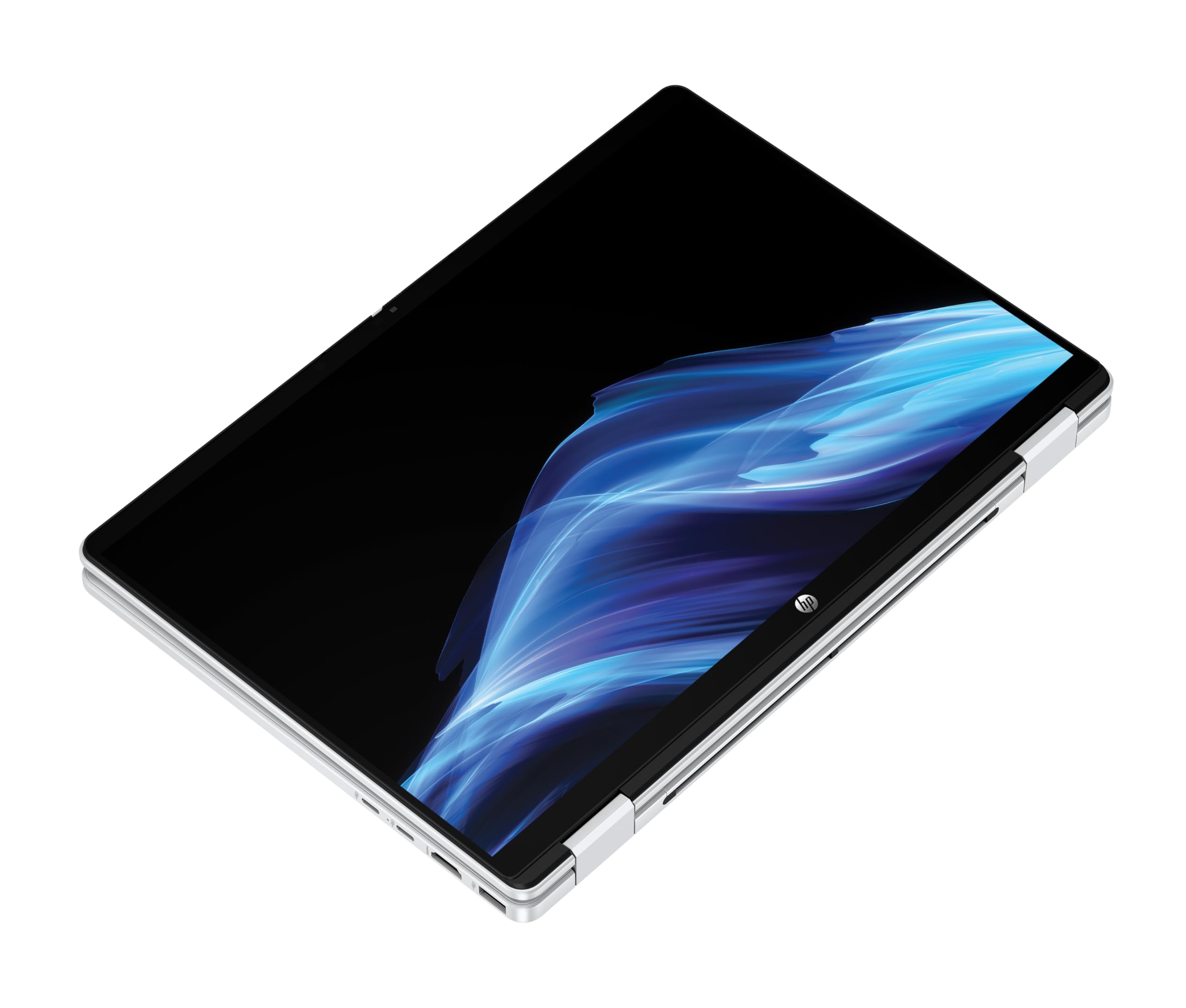 HP OmniBook 5 Flip 14-fp0254ng 2 in 1 Convertible Laptop, 14 Zoll 2K-Touchscreen, Intel Core i5-1334U, 16 GB RAM, 512 GB SSD, Windows 11 Home, Silber