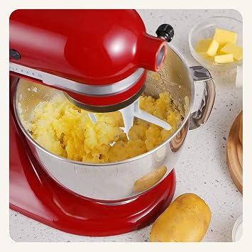 K45B Coated Flat Beater for KitchenAid 4.5 Qt Tilt-Head Stand Mixer, Paddle Attachment for Kitchen Aid Mixer Accessories