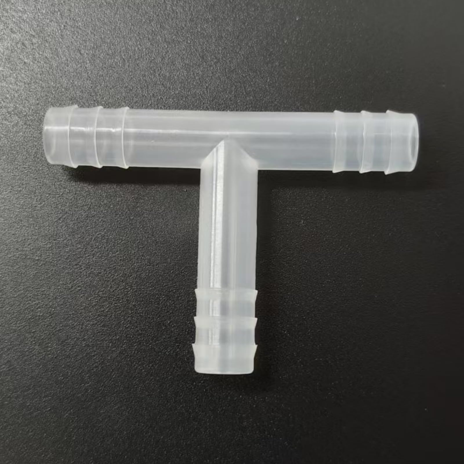 25 Pack Equal 3 Way T-Shaped Barbed Hose Fittings - Durable PP Hose Barb Tee Adapter(8.5mm 11/32inch 8T)