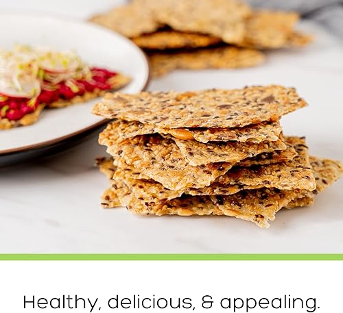 Miniatura 4 de Top Seedz Galletas de 6 semillas orgánicas certificadas sin gluten, paquete de 6 unidades, 5 onzas, galletas veganas saludables con proteína a base