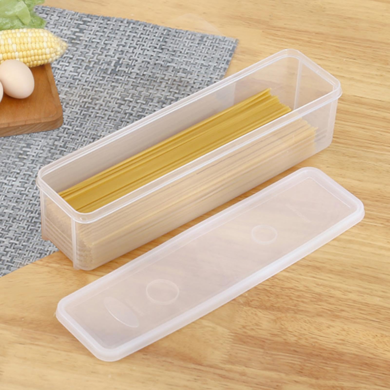 Contenedor Porta Pasta, Tarros Con Tapa, Recipiente Transparente Para Espaguetis, Recipientes De Cocina Para Espaguetis, Alubias, Aperitivos, Harina, Cereales