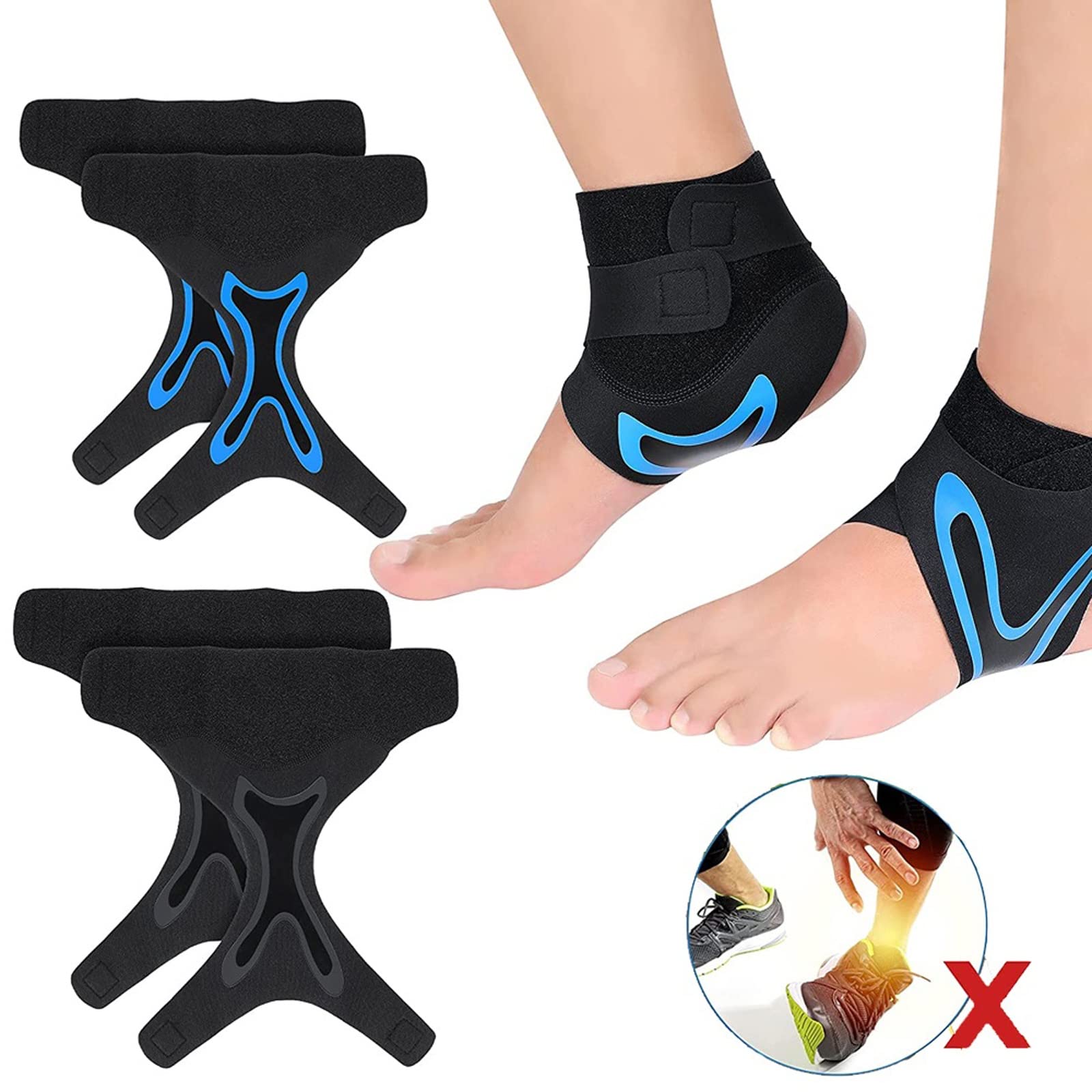 KOOKYY Enkelbretels enkelbrace voor dames heren, ademende enkelomslag  verstelbare compressiemouw voor verstuikte stabilisatie ligament sport  (kleur: 1 paar-oranje, maat: XL) : Amazon.nl: Gezondheid & persoonlijke  verzorging