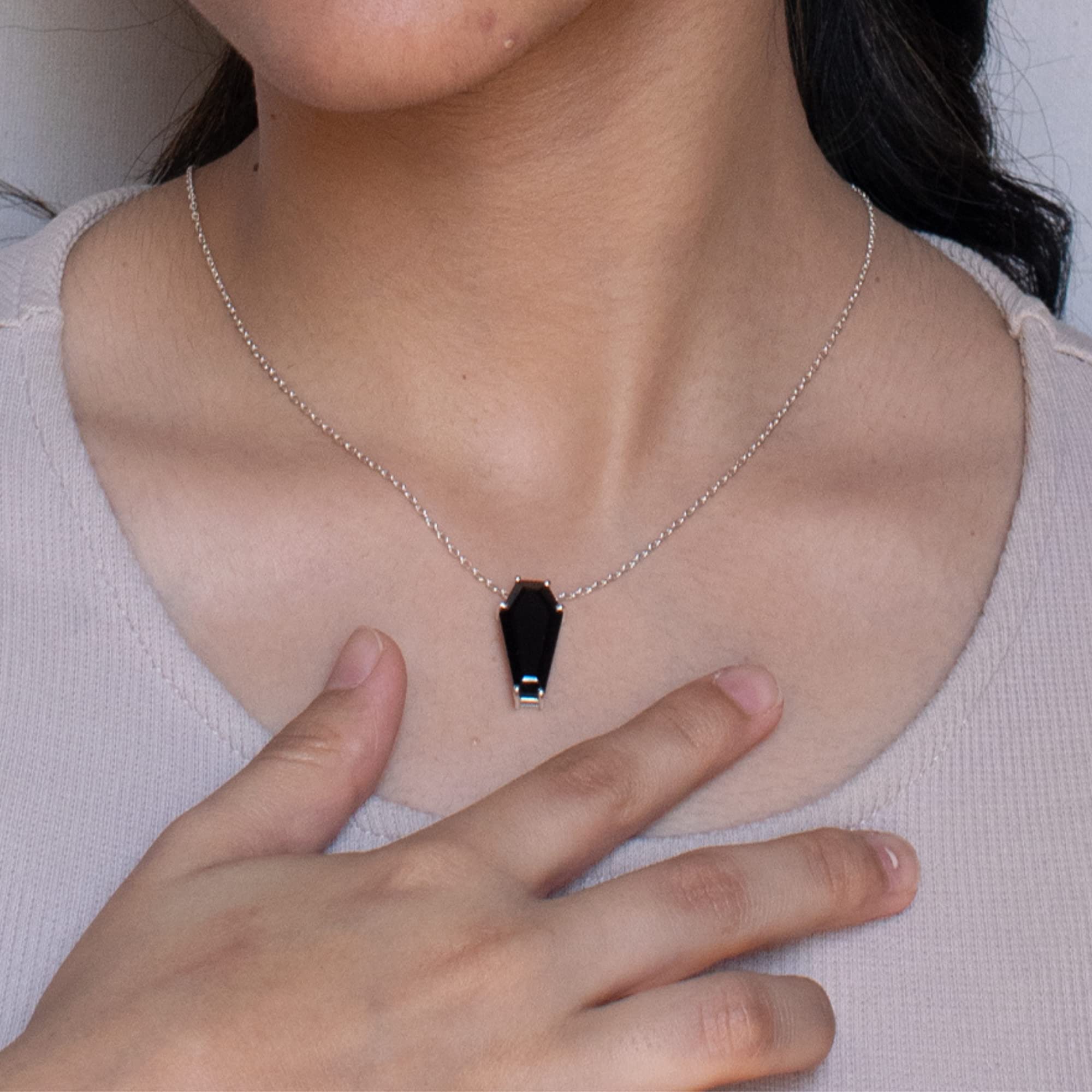 925 Sterling Silver Pendant Necklace, Natural Gemstone Birthstone, Gift For Women, Genuine Rough Gemstone Pendant, Gift For Her, Silver Jewelry 18 Inch Chain: Peach Moonstone