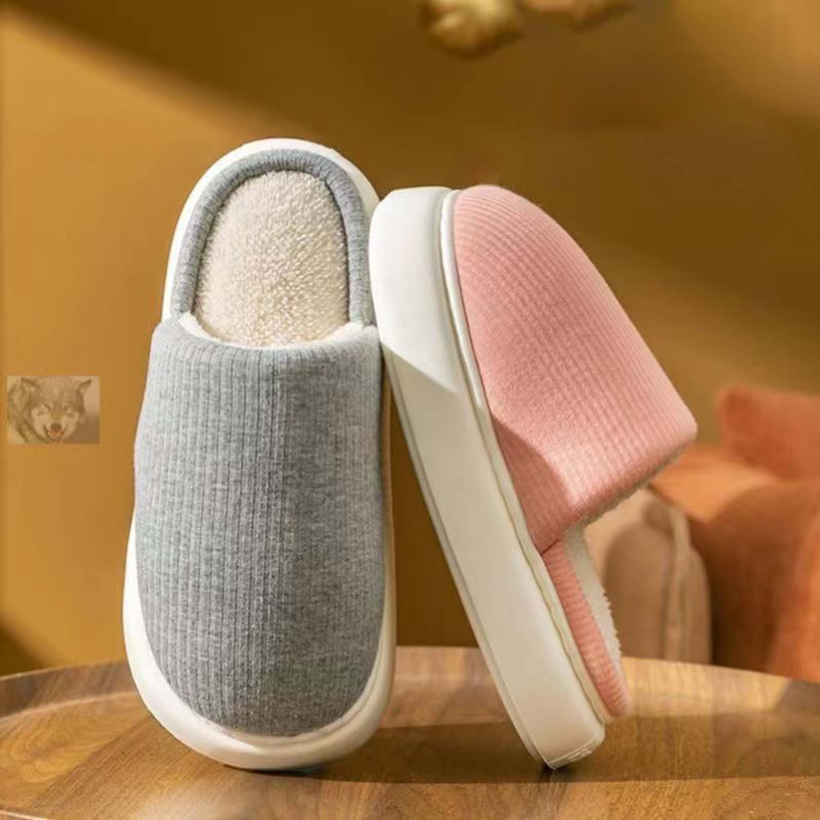 Générique Chaussons Femme Cadeau Pantoufle Ete Chausson Homme Polaire Anti Chute Personne Âgée Mule Personnalisé Bottine Animaux Chaud Claquettes Femmes Laine Chaussures 42 Espadrille Hiver Talon