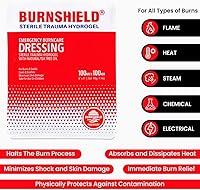 Vista 2 de Burnshield Aderezo para quemaduras de 4 x 4 pulgadas, estéril, 3