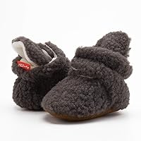 Vista 196 de Sawimlgy - Botines de algodón antideslizantes para recién nacido, con agarre, para cuna o para el invierno 010/Amarrón