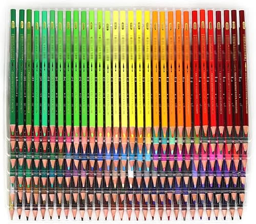 Miniatura 5 de HNKDD 180 lápices de color al óleo de madera suave acuarela de color lápiz de dibujo suministros de arte escolares