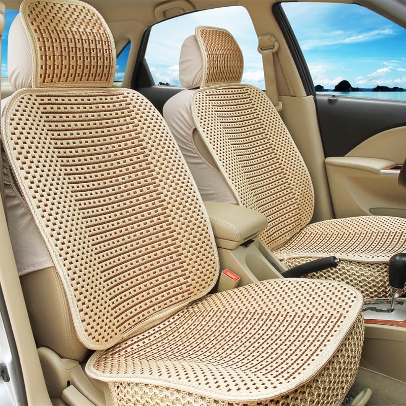 Car seat cushion for Suzuki Jimny Ignis SX4 Vitara, Seat Cushion Summer Breathable Seat Cover Anti-slip Car Interior Seat Chair Pad Cushion,C Silver-front seat cushion