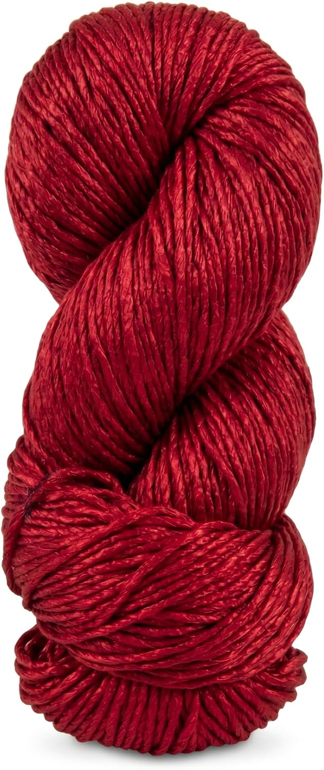 Regal Mulberry Silk Yarn - Worsted Weight - Single Ply Yarn - Solid Colors (Olympic Blue)