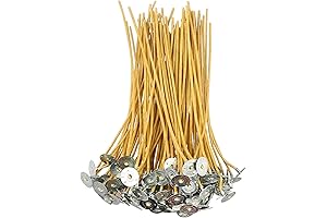 100Pcs 6-Inch Edible Beeswax Candle Wicks