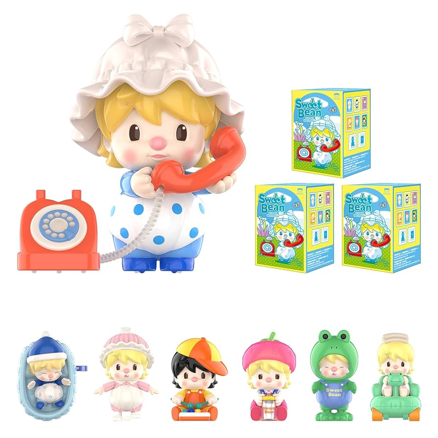 Amazon.co.jp: POP MART スイートビーンの成長イラストボックス