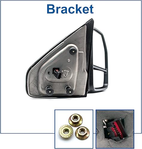 Miniatura 7 de JZSUPER Estilo mejorado Espejos de remolque aptos para camioneta Ford F150 2004-2014 con luz de señal de giro LED con calefacción eléctrica, lámpara