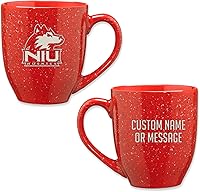 Vista 47 de Rico Industries NCAA UCLA Bruins Royal Blue - Taza de café de cerámica moteada grabada con láser de 16 onzas