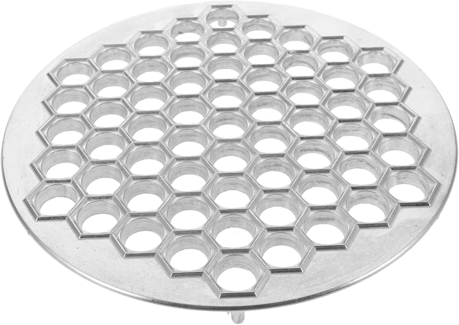 61hole Dumpling Maker Mold Aluminum Alloy Ravioli Press for Effortless Homemade Dumplings Wontons Pot Stickers Easy to Clean Kitchen Gadget