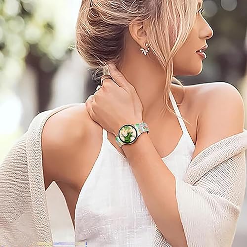 Vista 30 de Correas compatibles con Samsung Galaxy Watch de 1.81 pulgadas / Galaxy 3 de 1.77 pulgadas / Gear S3, correa de repuesto de malla metálica de acero