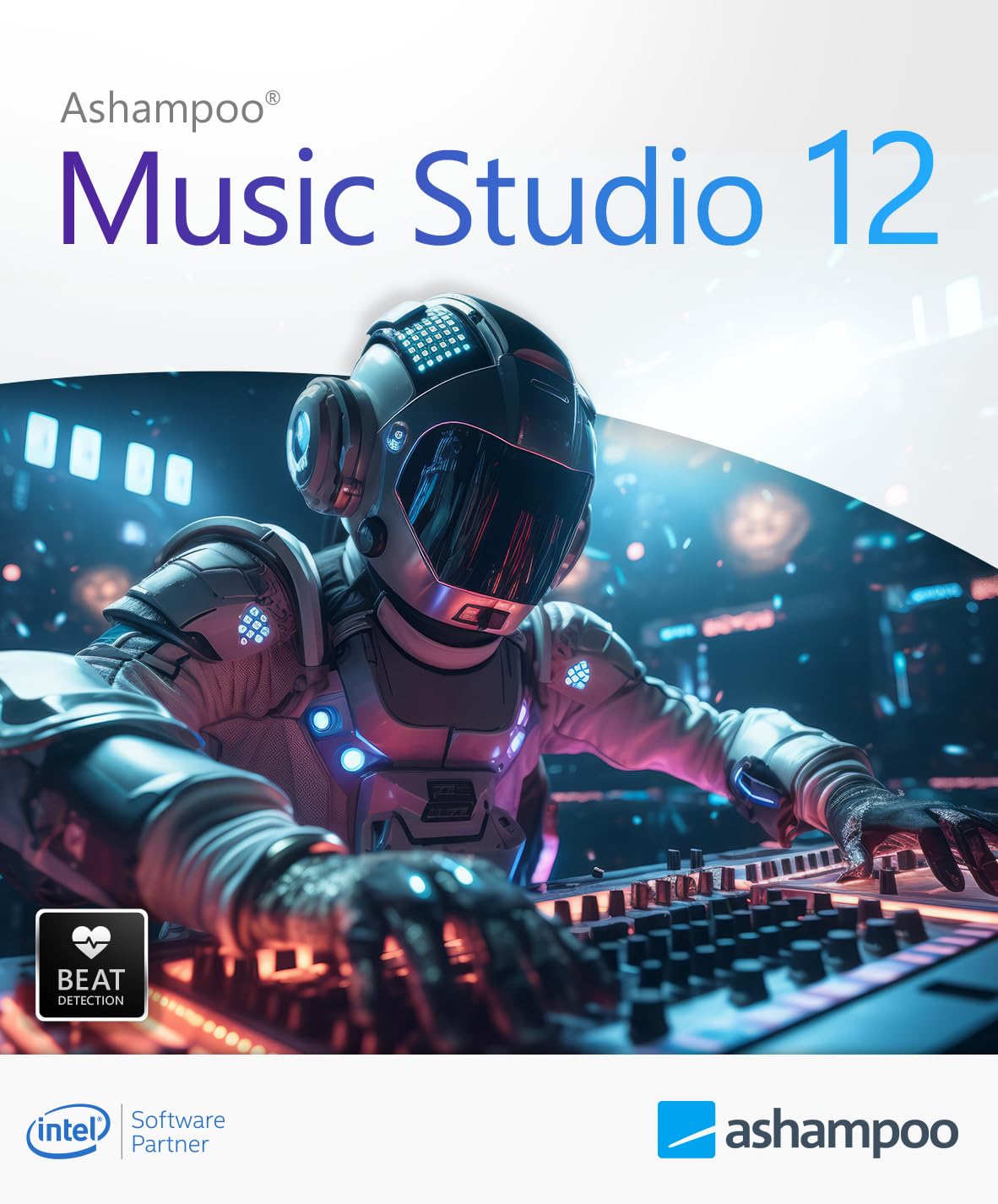 Ashampoo Music Studio 12 - Musikprogramm für PC, Audio-Bearbeitung und Aufnahme, 1 Benutzer Lizenz, Aktivierungscode per Post