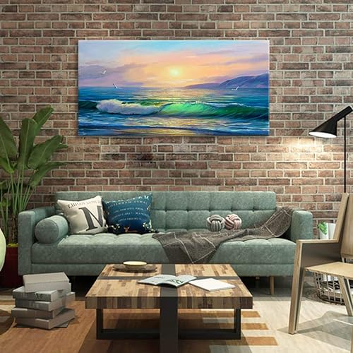 Miniatura 2 de Murales grandes para sala de estar Impresión en lienzo Murales Paisaje natural Yosemite Arte de bosque verde Sol de la mañana y aire fresco imágenes