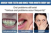 Vista 5 de Blanqueador de dientes en polvo, polvo de dientes de bicarbonato de sodio, sabor refrescante de menta, blanqueador de dientes eficaz, eliminación