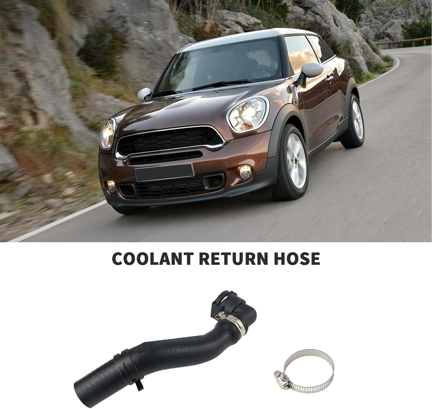 MUNIK 11537547945 Turbo Coolant Hose Return Line Pipe for 130i 220i 325i 330i 523i 630i 730Li Replace# 11537547945 11537600674