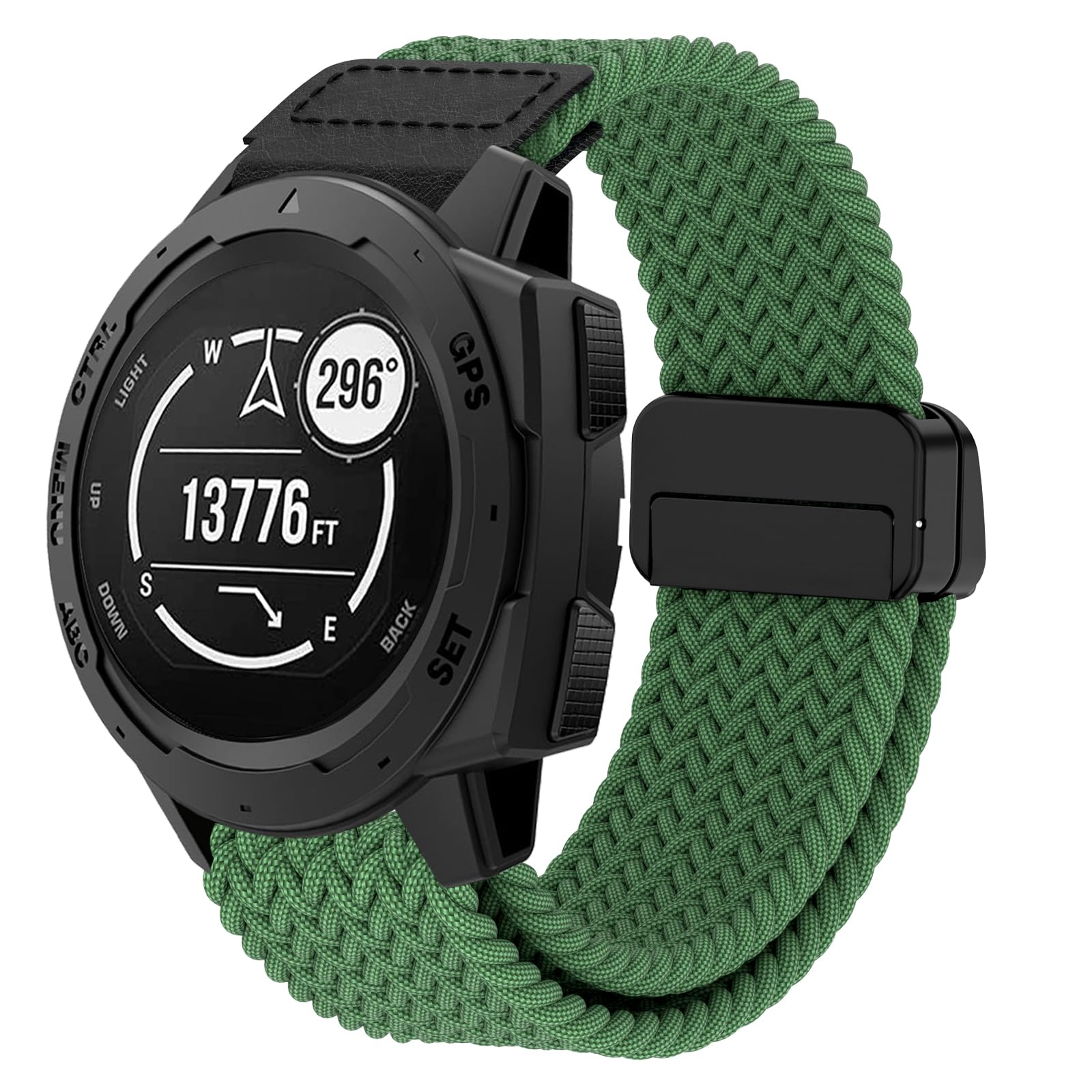 Cinturino per Garmin Instinct, Nylon Elastico Morbido da 22 mm con  Magnetica Precisa per Instinct Solar,Instinct 2 / Instinct 2  Solar/Crossover Solar/Instinct Tattico/Esports (Arm�e verte) : Amazon.it:  Elettronica