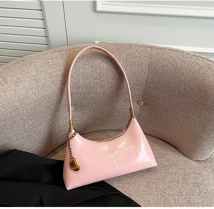 NEBIL Shoulder Bag for Women Small Vintage Shoulder Purse Handbags Retro Purse Cute Clutch Hobo Underarm Bag (Silver) - Image 4