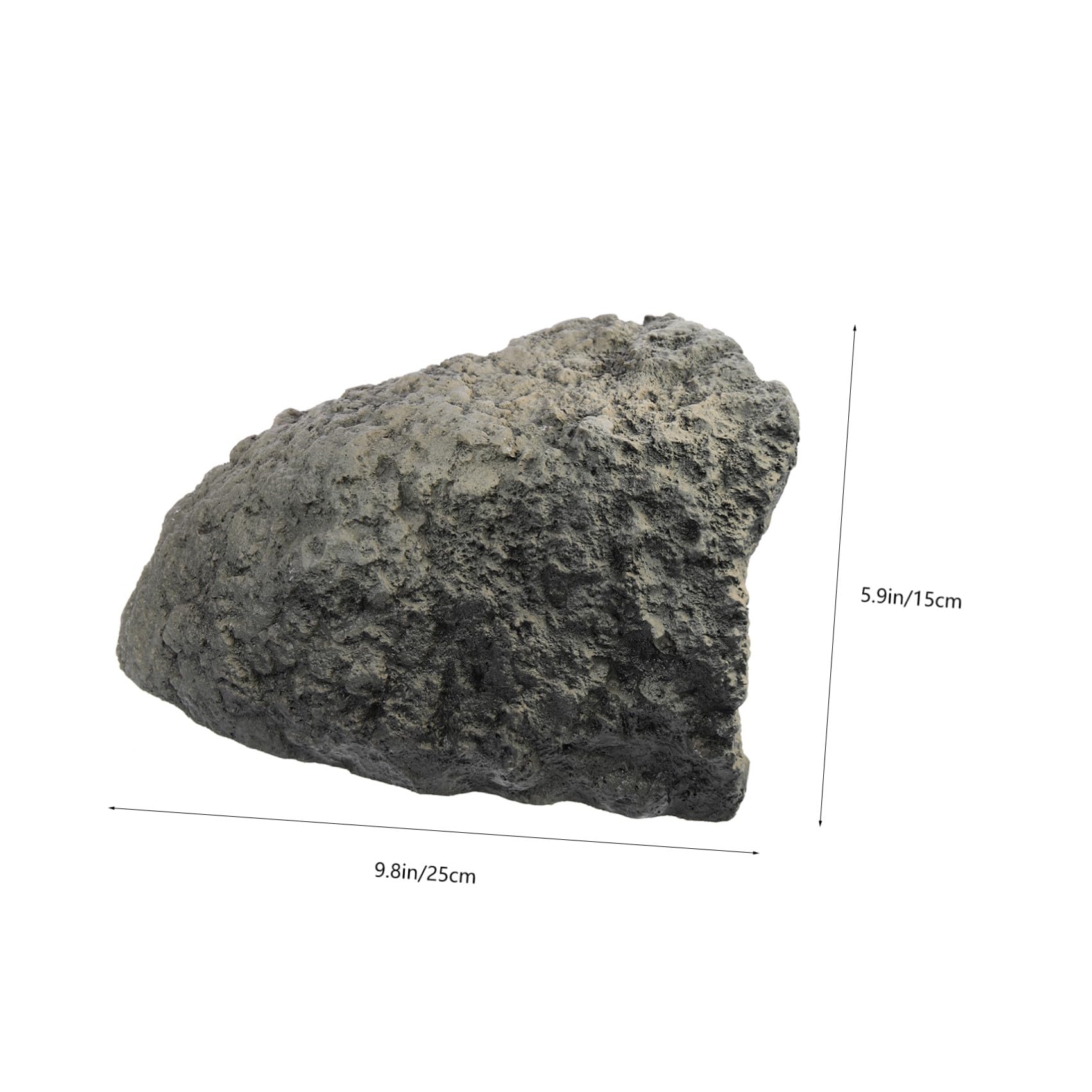Healifty Eidechsenhöhle aus Kunstharz, Schildkrötenunterstand, Reptilienverstecke und Höhlen, dekorative Dekoration für Terrarium und Reptilienbecken