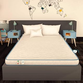 Baldiflex Doppelmatratze mit hypoallergenem Bezug, Größe 180 x 190 cm, H 10 cm, Basic, orthopädisch, mittelfest, 100 % Made in Italy