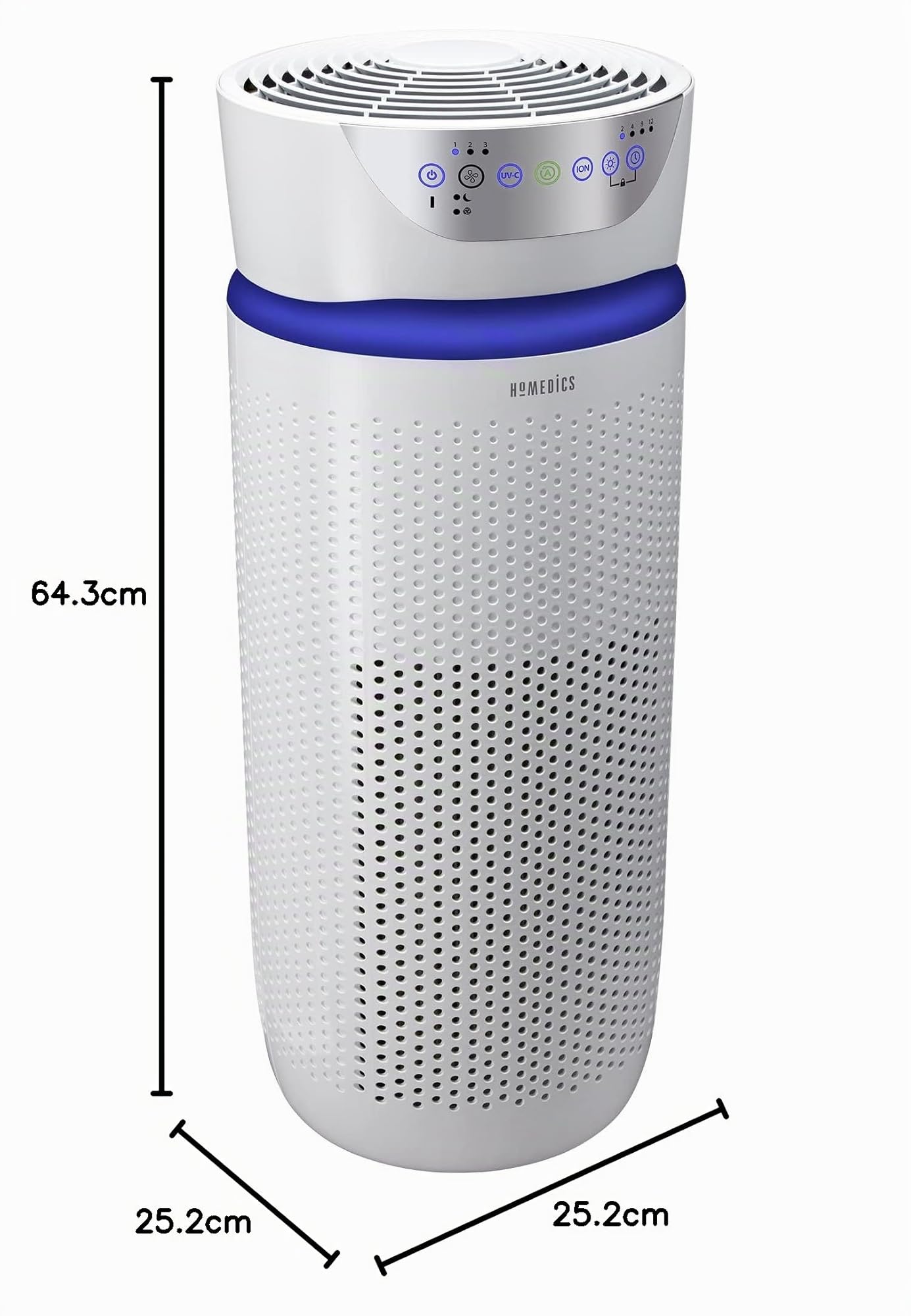 Homedics TotalClean 5 en 1 Deluxe Purificador de Aire
