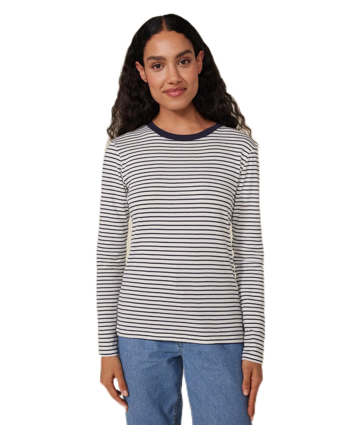 Petit Bateau Damen A0bll Langarm-T-Shirt (1er Pack)