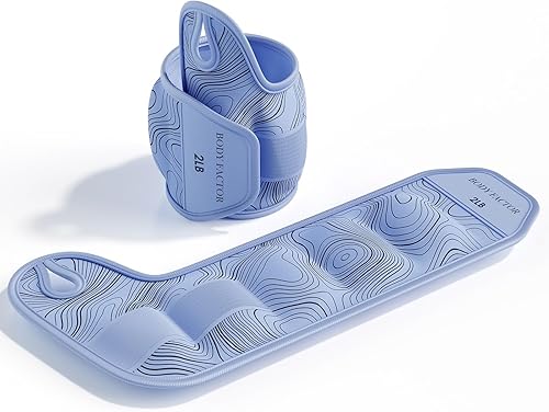 Pesas de muñeca y tobillo para mujer, pesas para brazos y piernas para caminar, juego de 2 (1 libra, 2 libras, 3 libras, 4 libras, 5 libras cada