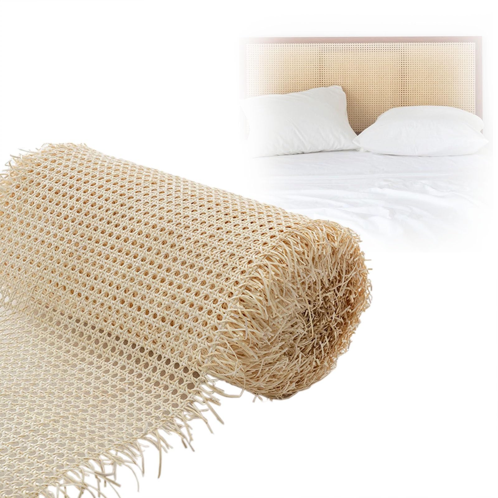 Rollo de correas de ratán de PE de 95 cm de ancho y 4 m para renovación de muebles