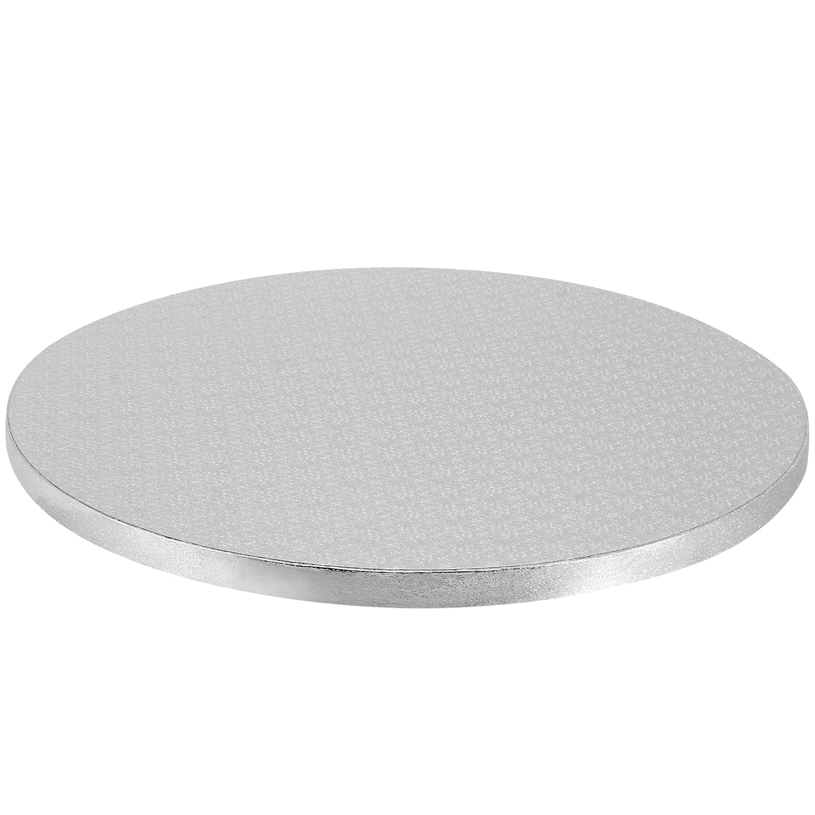 10 sztuk srebrnych podkładek na tort, okrągłe, 25 cm, okrągłe, do transportu ciast