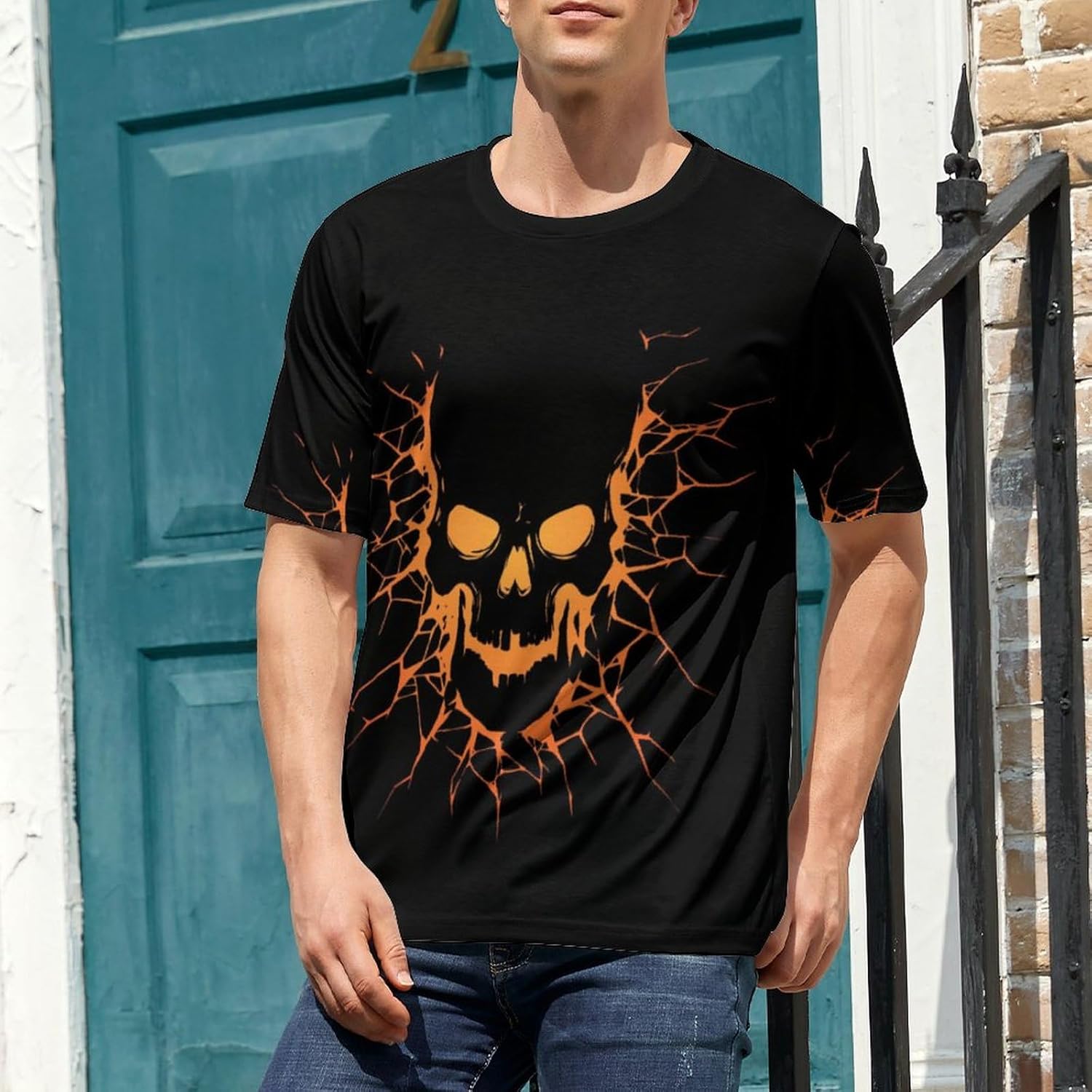 【F.V.V.O】SKELETON BROKEN HOLE T-SHIRT F.V.V.O】SKELETON BROKEN HOLE T-SHIRT | OUR BRAND,F.V.V.O