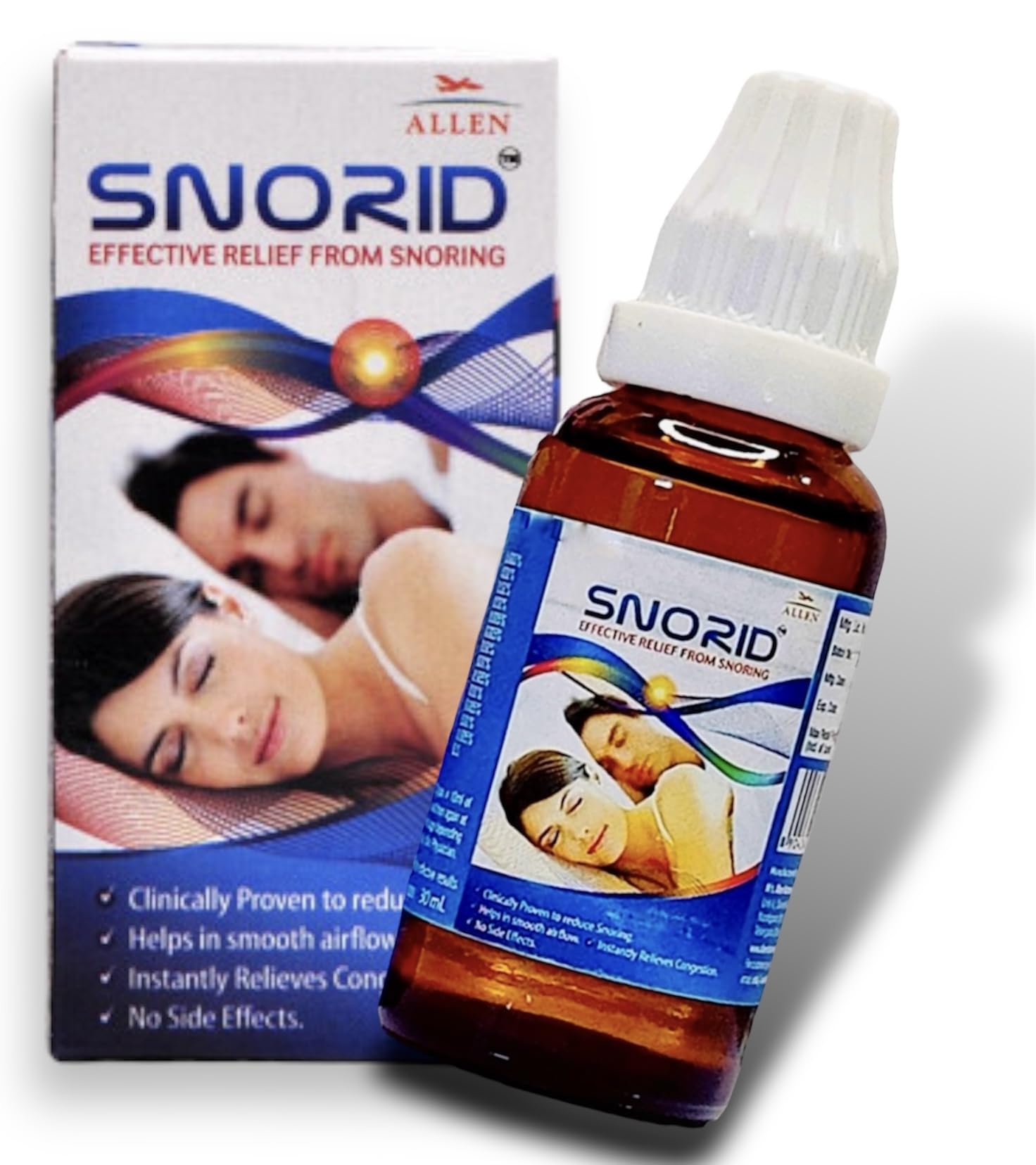 KRIG'S Allen Snorid Drops Homeopathic (2 X 30Ml) - Snorrelief