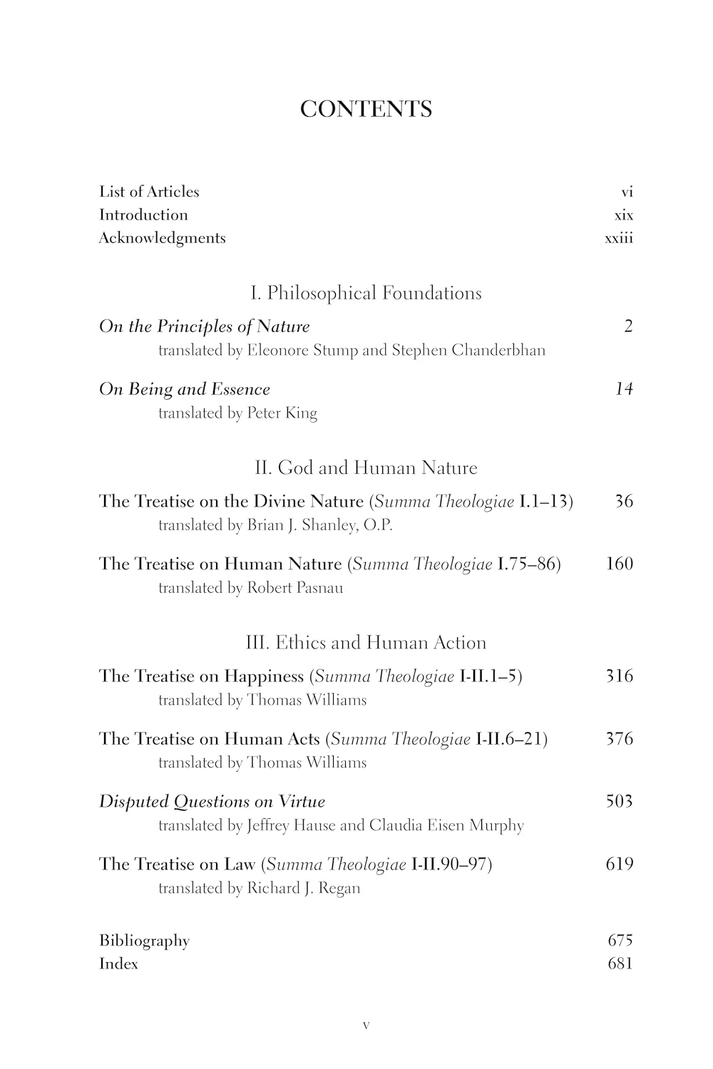 Aquinas: Basic Works (The Hackett Aquinas)
