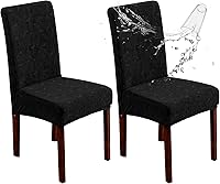 Vista 38 de Fundas Impermeables para Sillas de Comedor, Fundas para Sillas de Comedor Elásticas Parsons Fundas para Sillas, para Comedor Cocina Protector