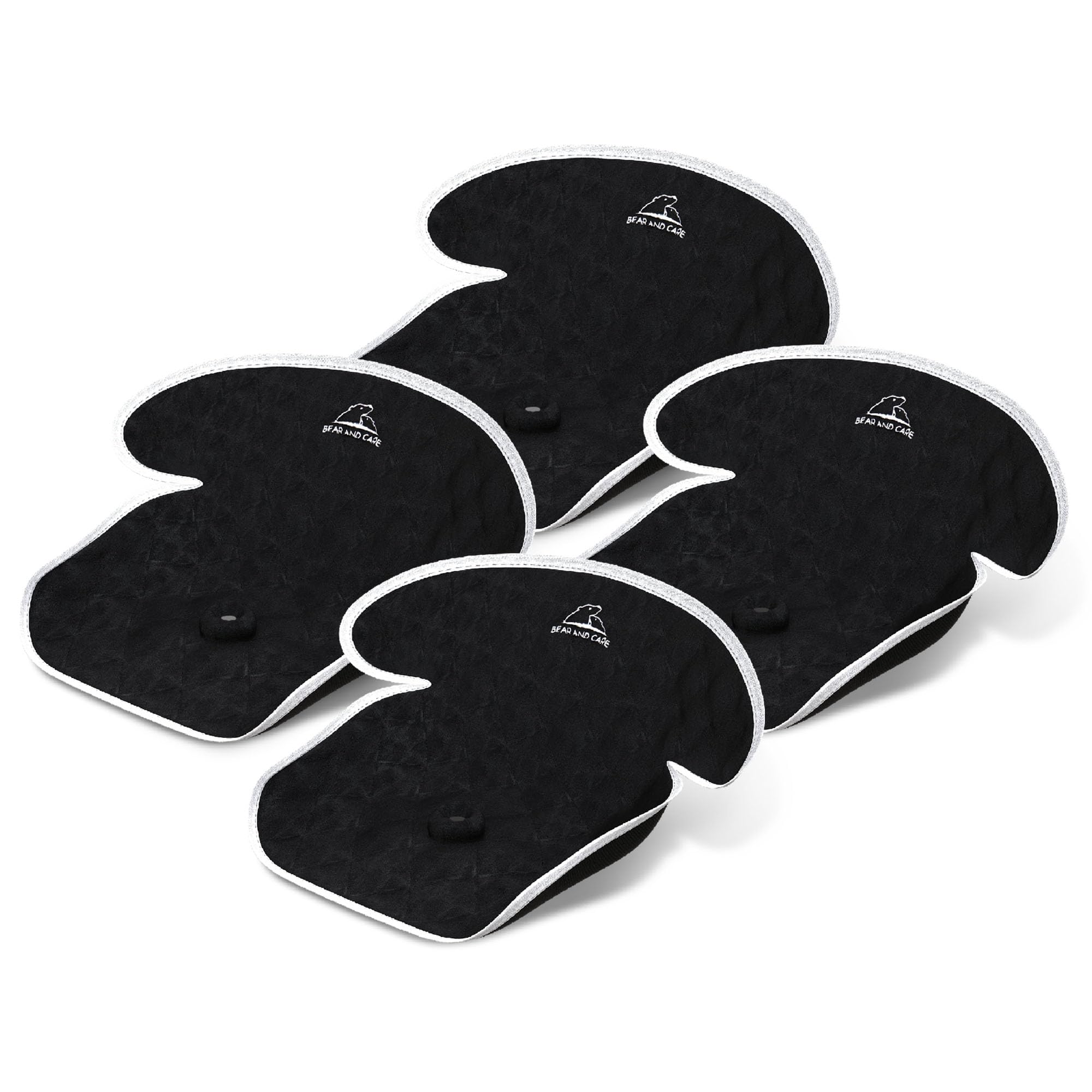 Bear and Care - Piddle Pads - Strollers, Bouncers & Car Seat Pad, Waterproof & Machine-Washable Cover on Car Potty for Toddler Toilet Training (Black,