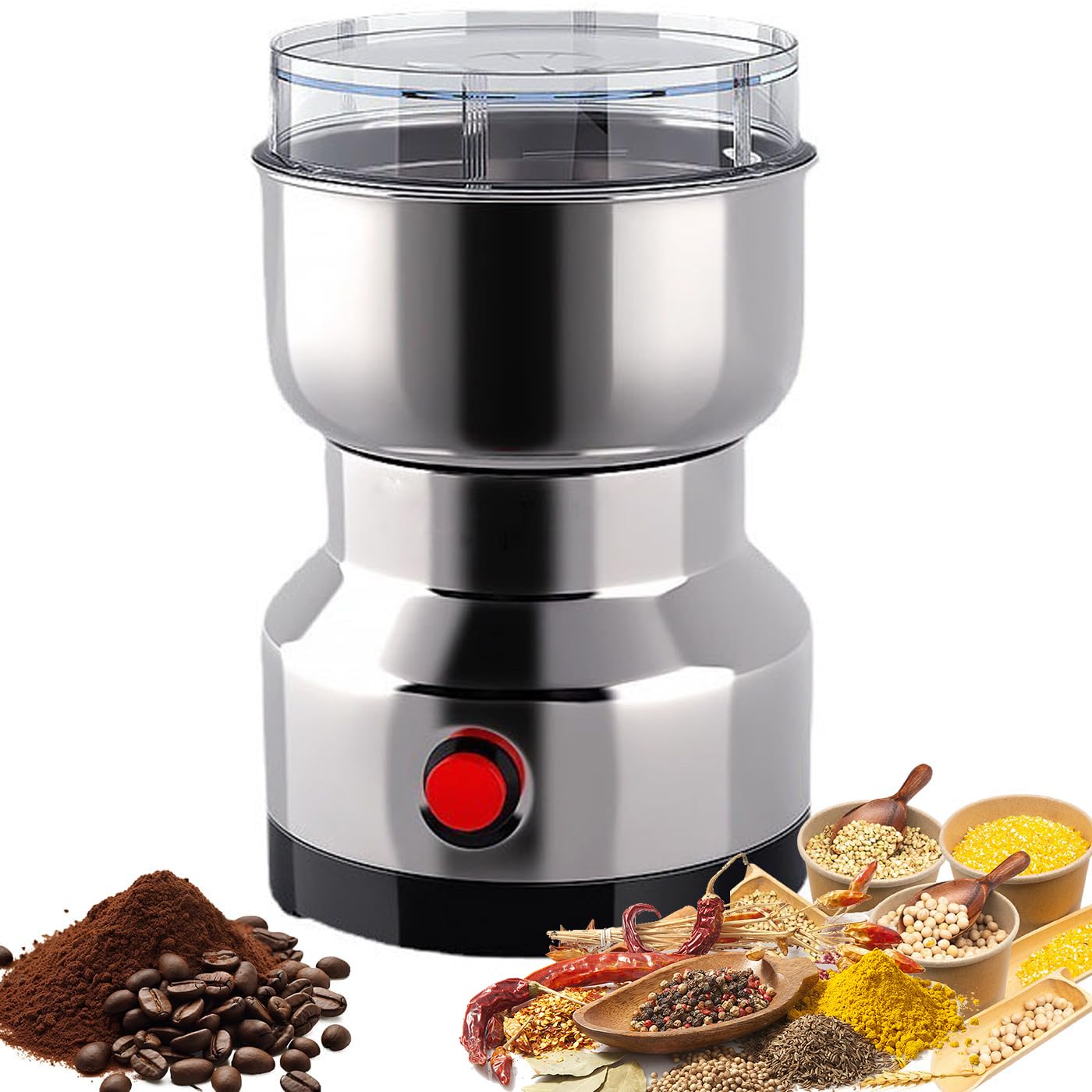 Outil de cuisine compact portable 250W pour moudre les noix et préparer ses épices