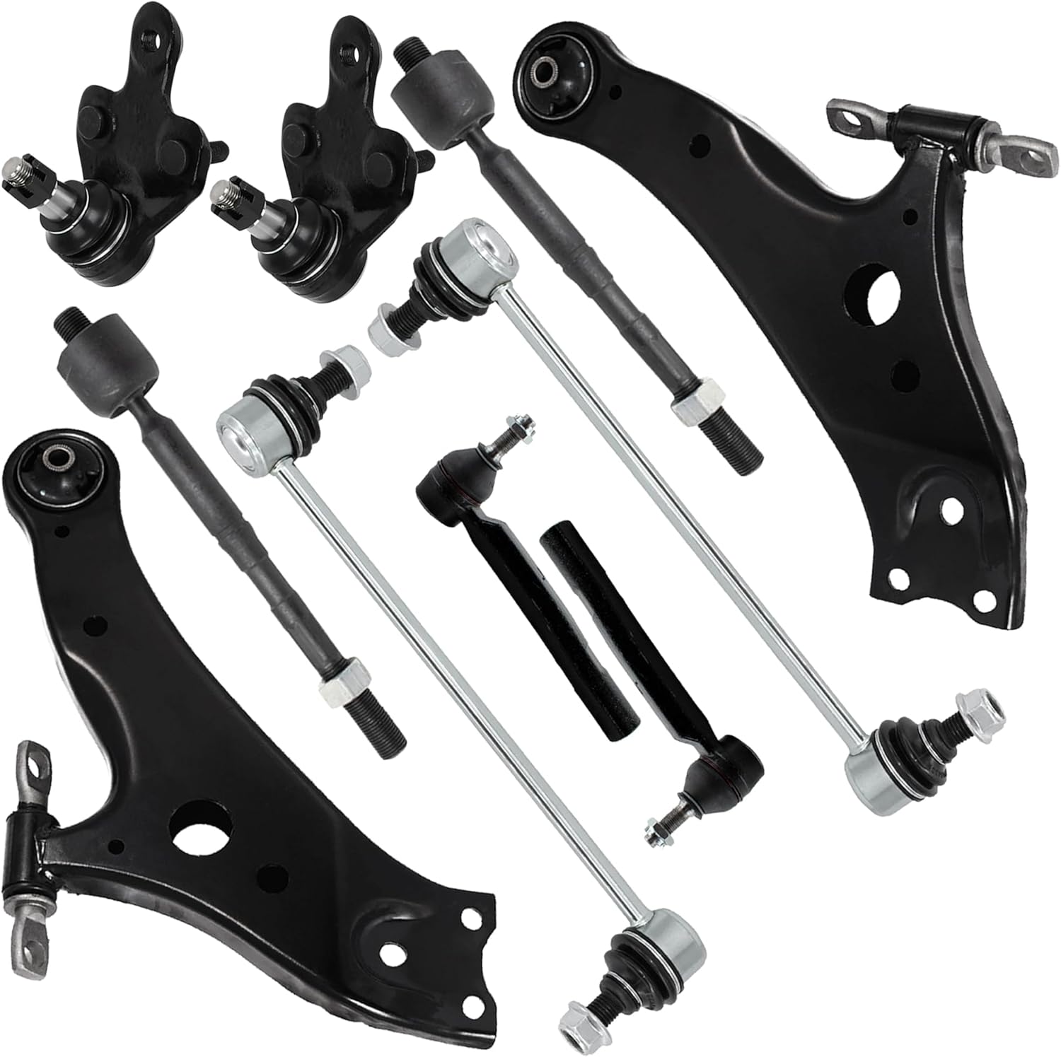 Front Lower Control Arm Kit Compatible With Le-xus ES300 ES300H ES330 ES350 RX330 RX350 RX400h, Toyota Avalon Camry Highlander Solara, K620333 K620334