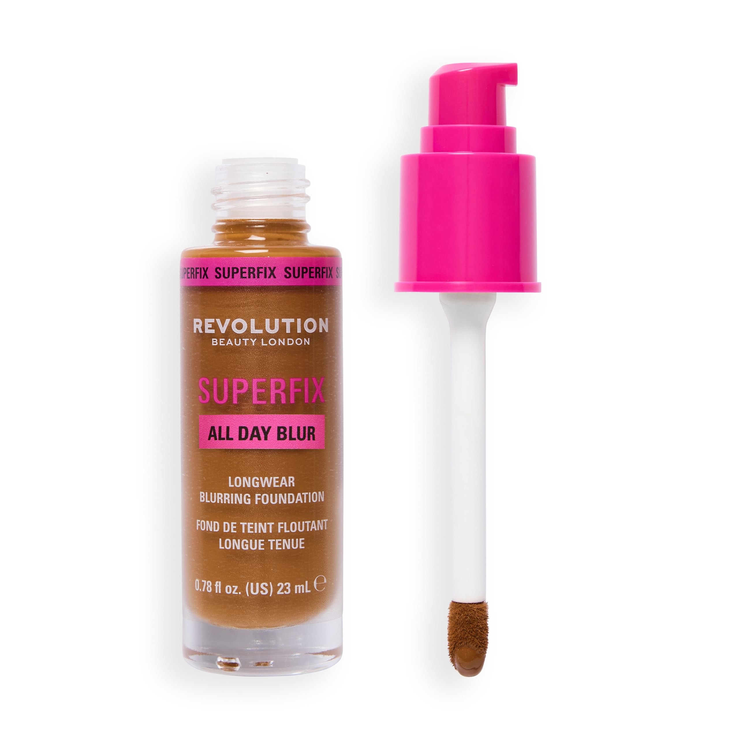 Revolution Superfix Blur Longwear Foundation, F13.7NW, 23ml